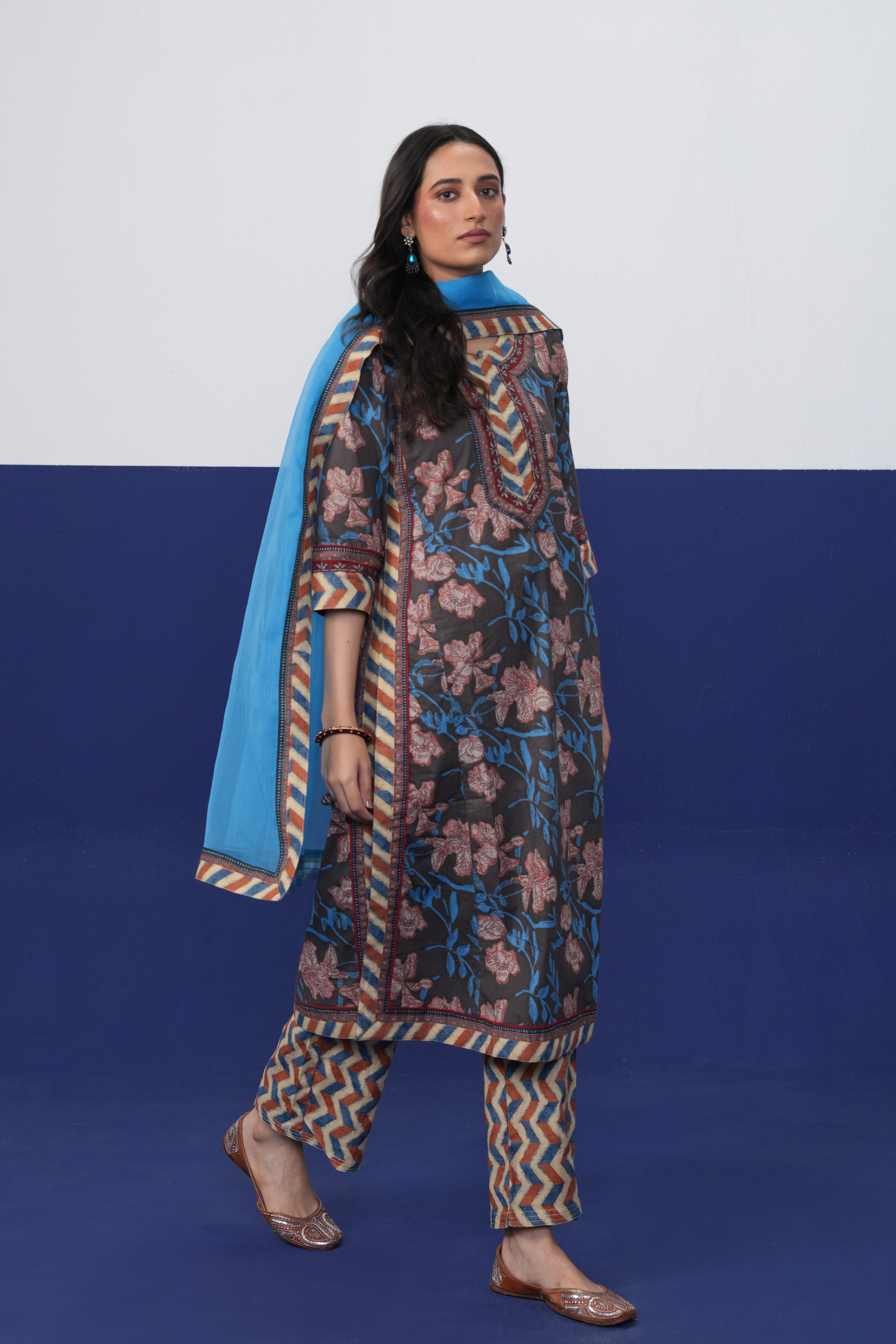 Medh Dupatta Blue