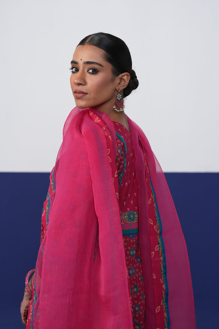 Medh Dupatta Pink