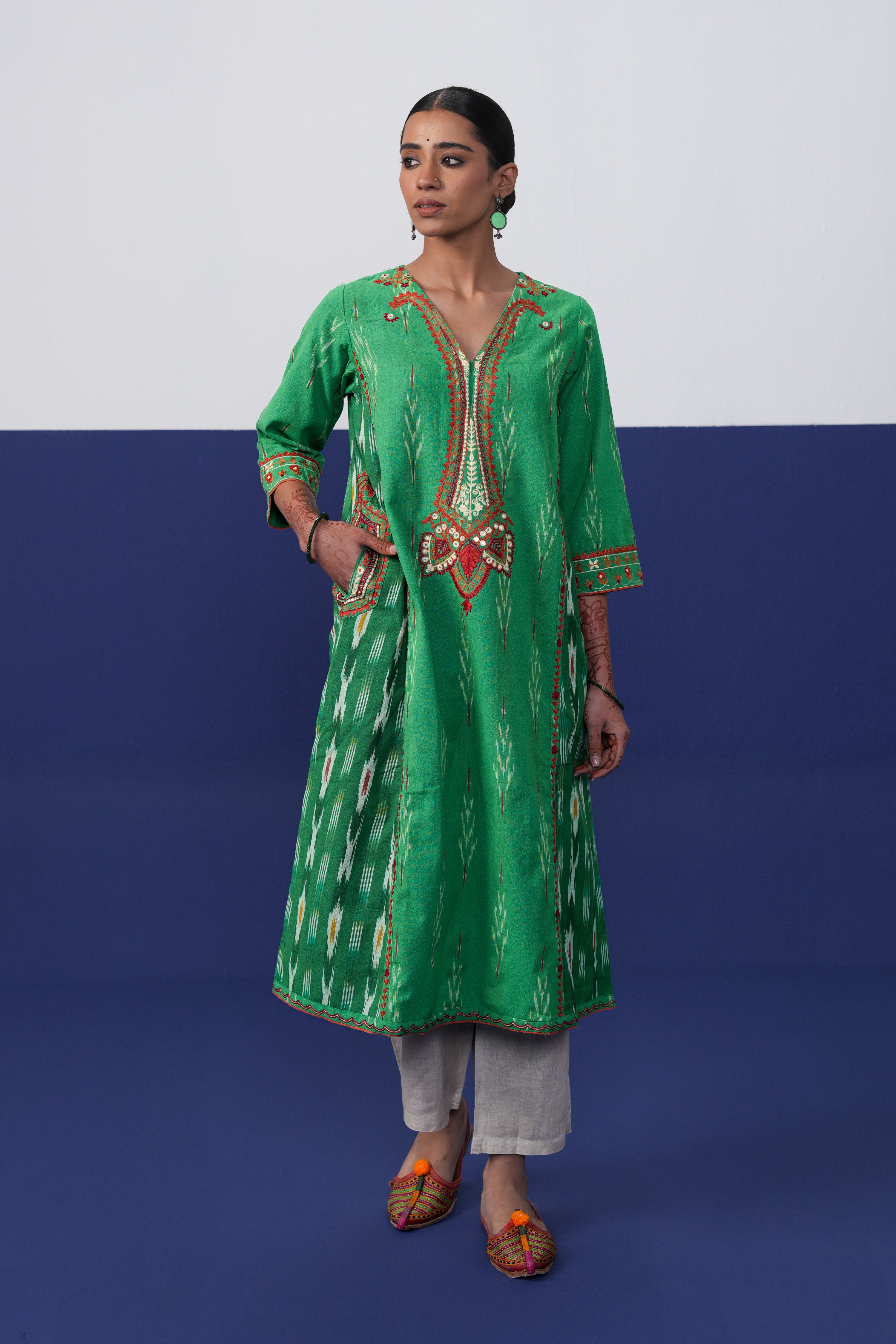 Siya Kurta Green