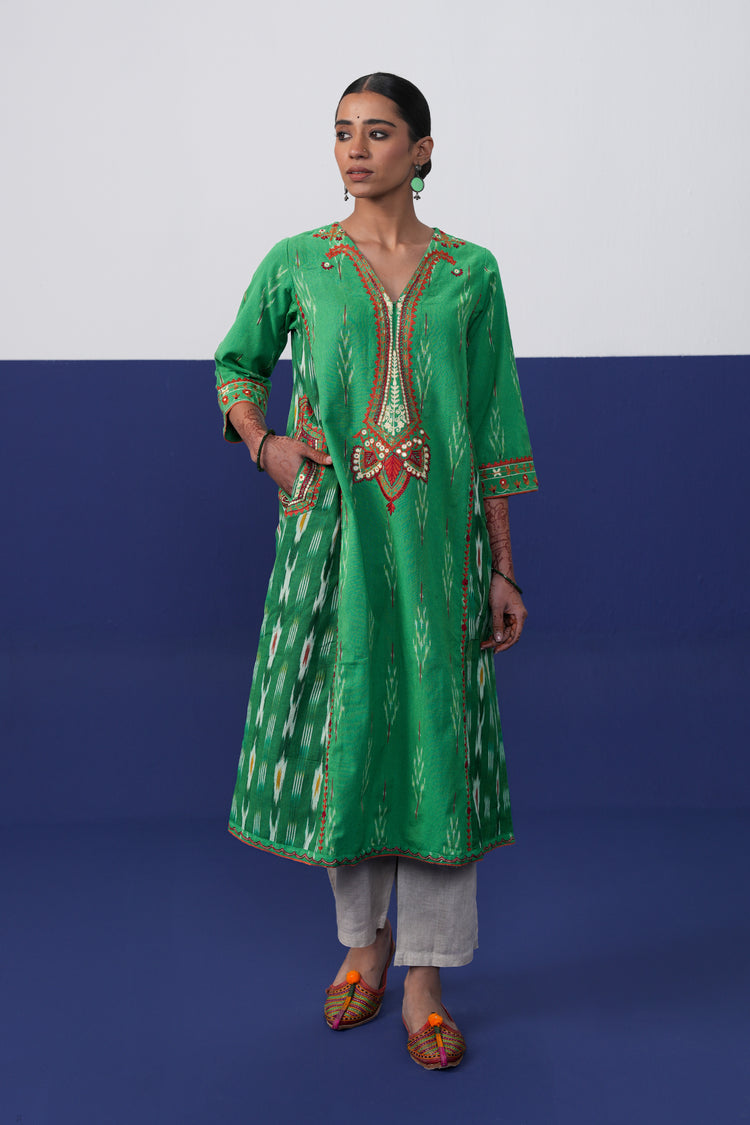 Siya Kurta Green