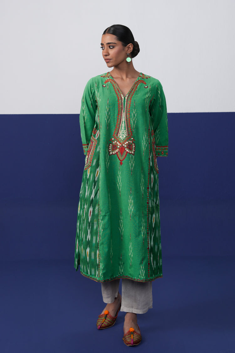 Siya Kurta Green