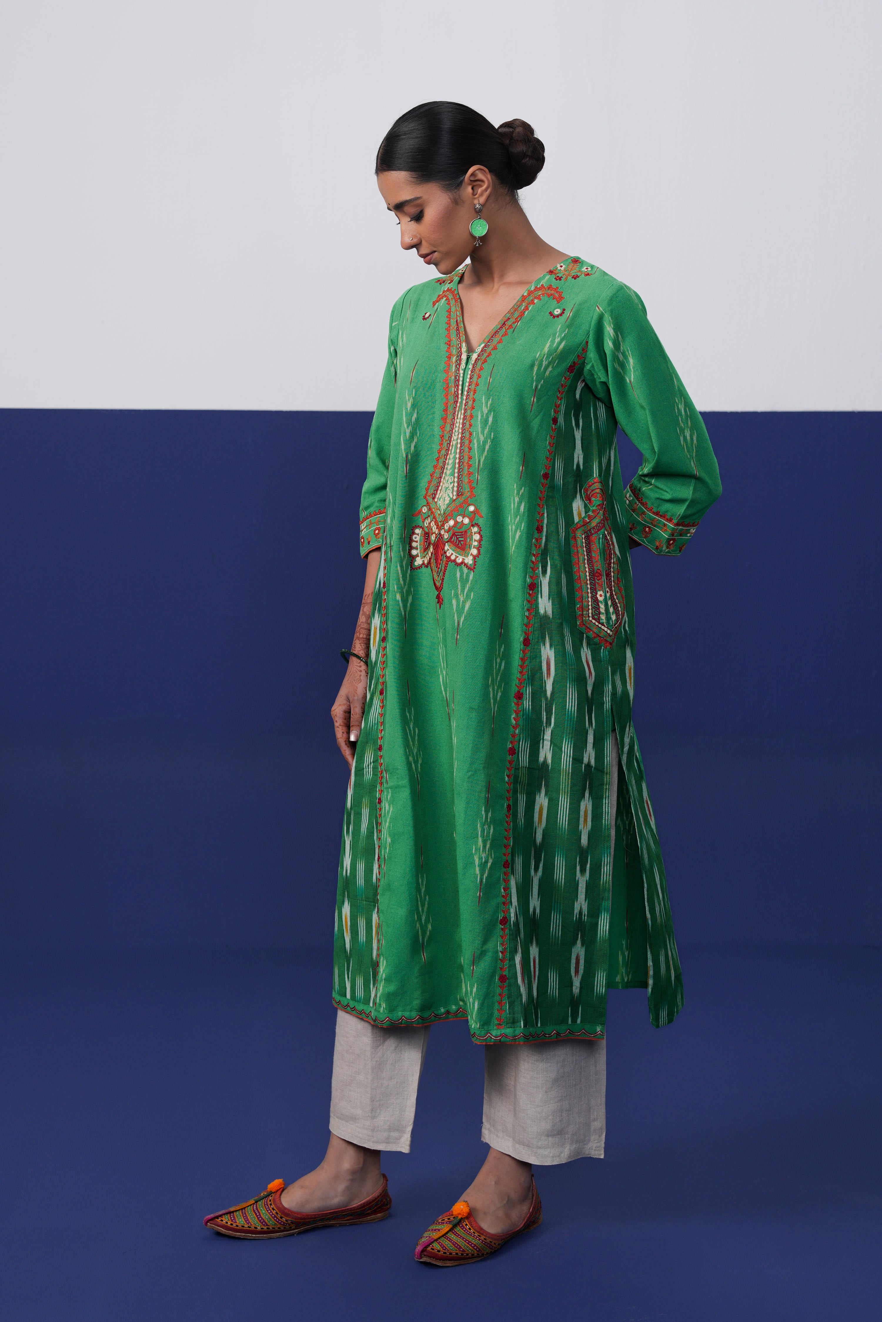 Siya Kurta Green