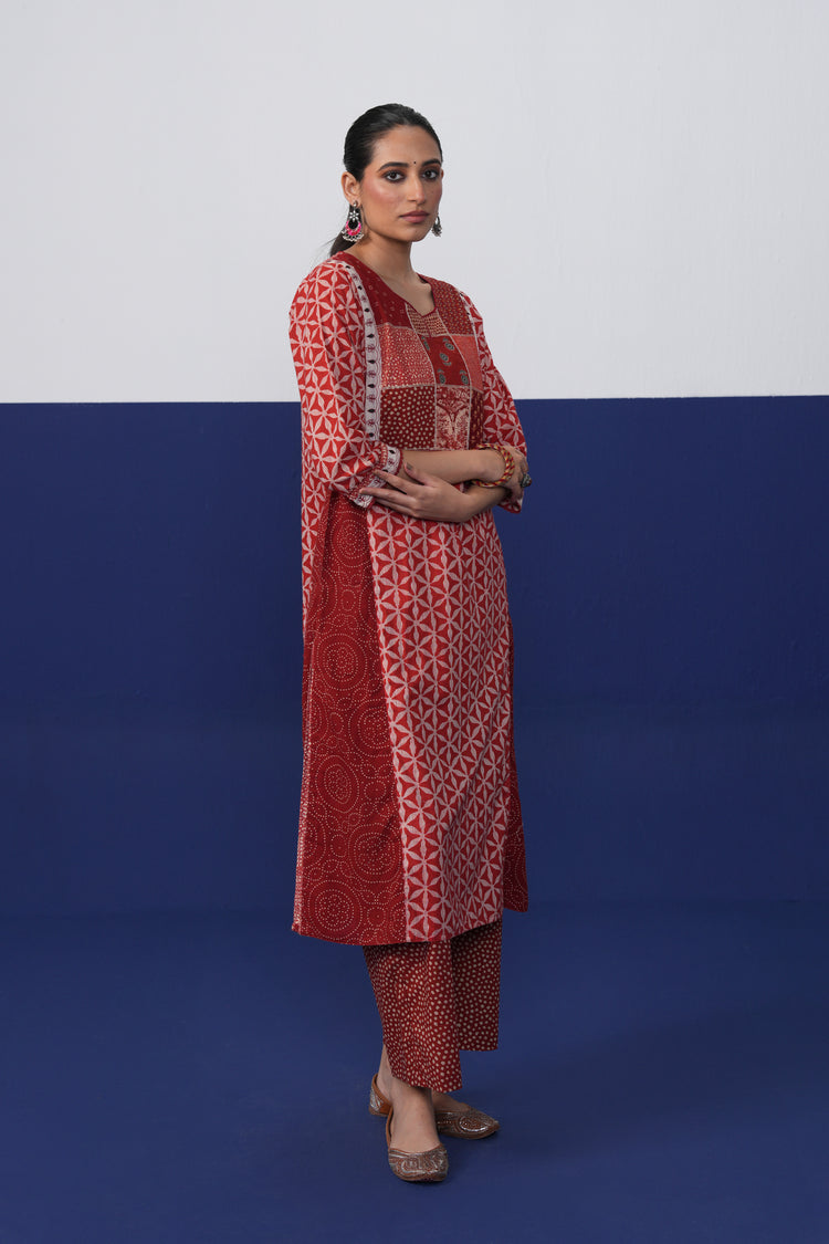Dienne Pant Red