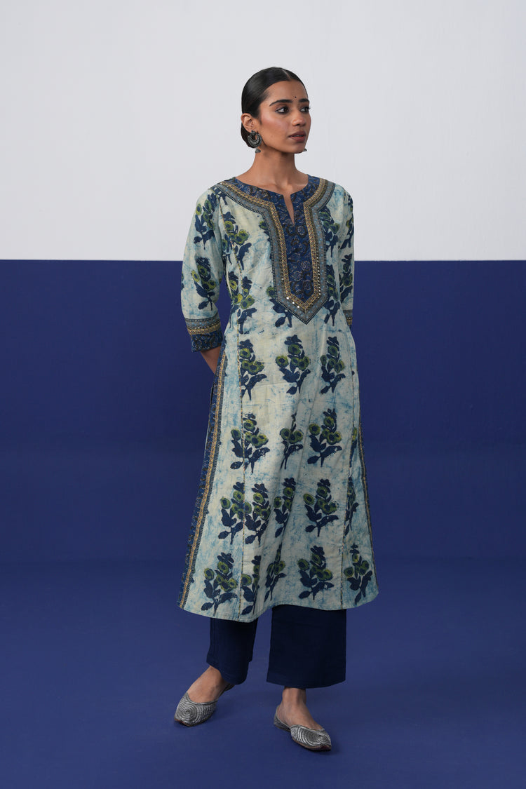 Rozana Pant Dark Blue