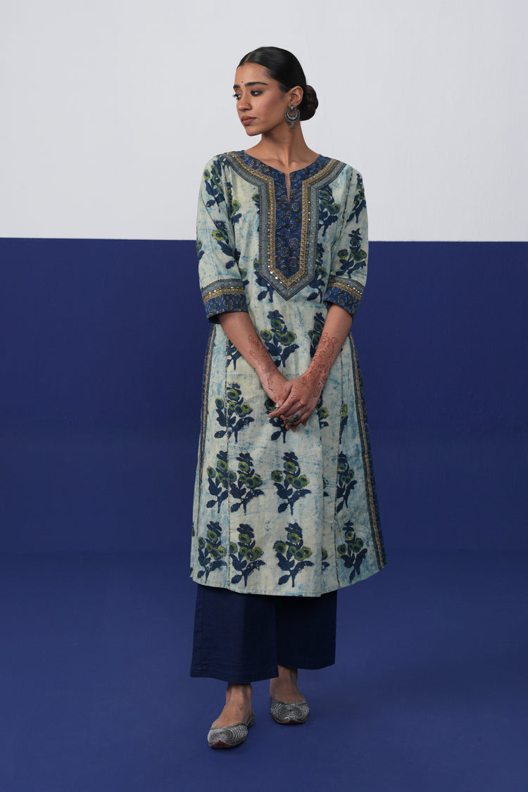 Rozana Pant Dark Blue