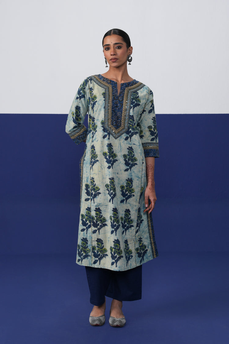 Rozana Pant Dark Blue