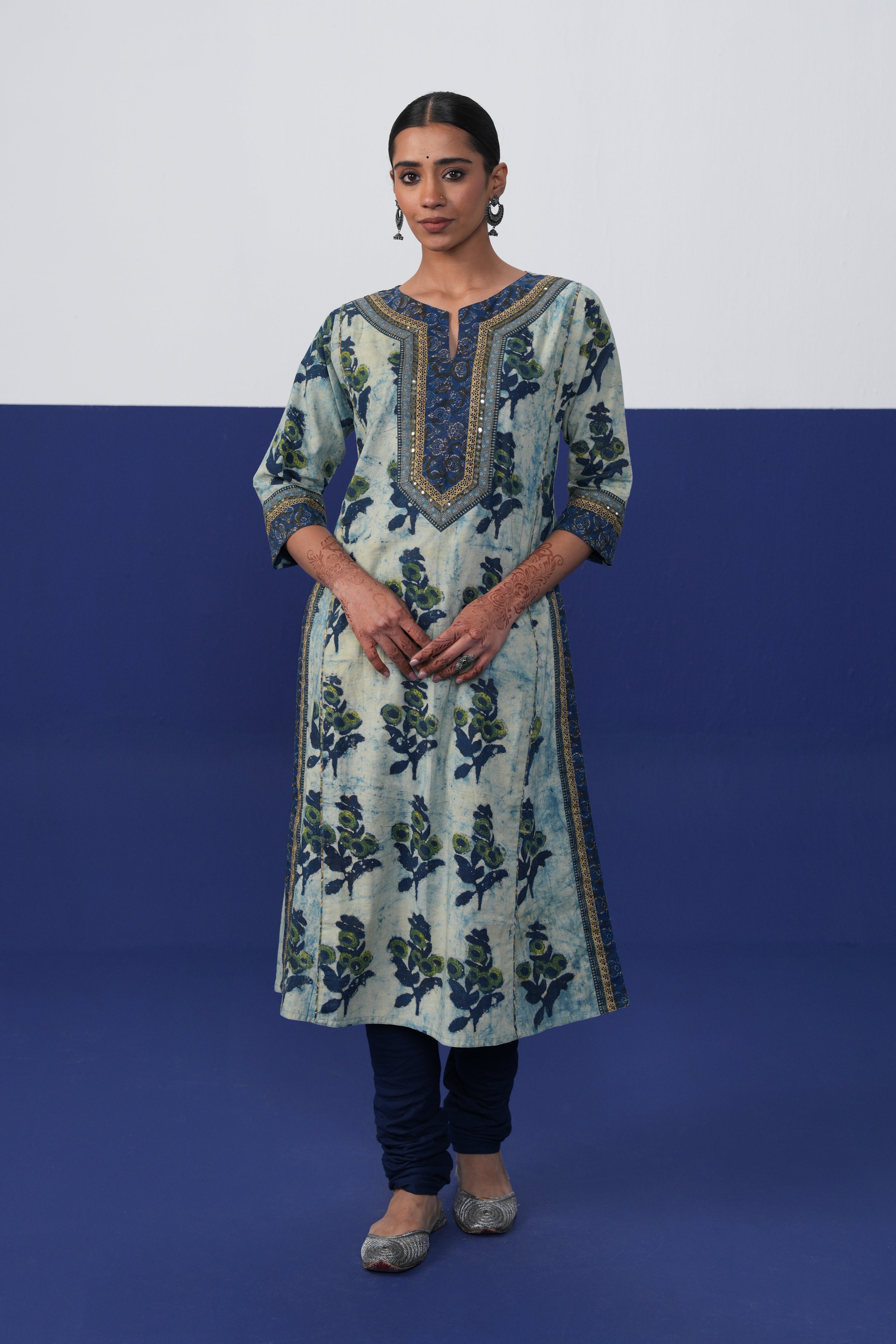 Rozana Bottom Dark Blue