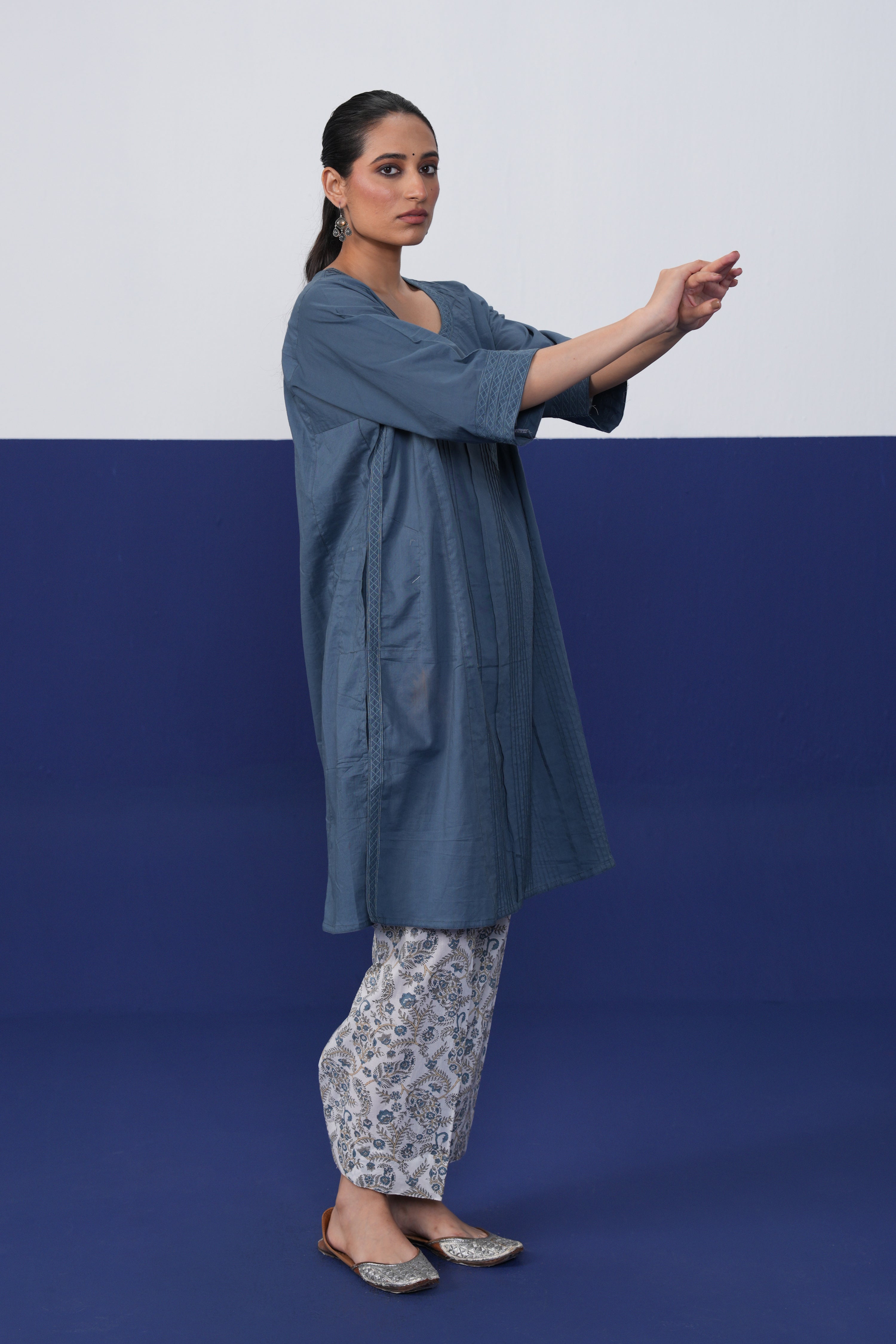 Lavanya Co-ord Set Blue (Set Of 2)