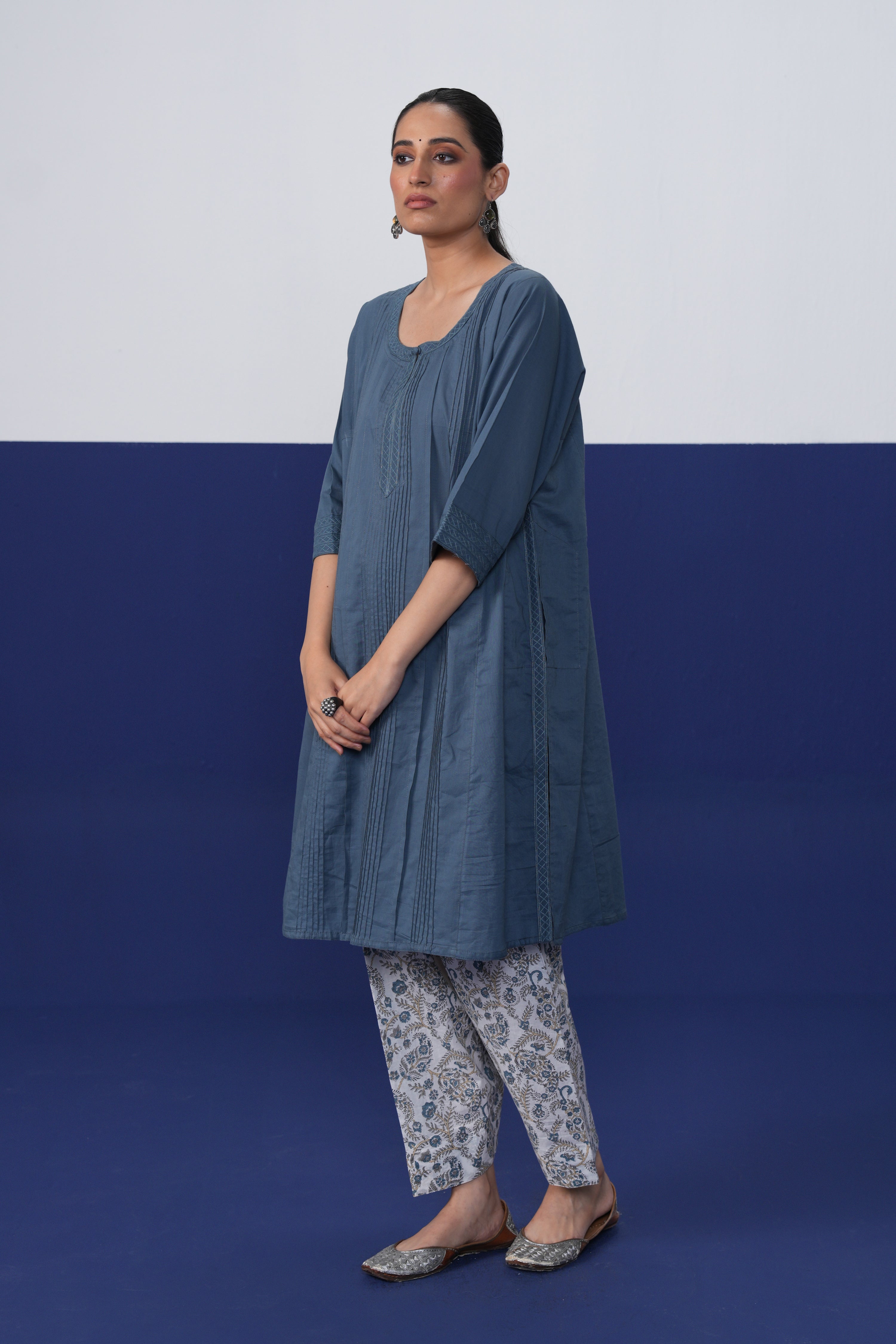 Lavanya Co-ord Set Blue (Set Of 2)