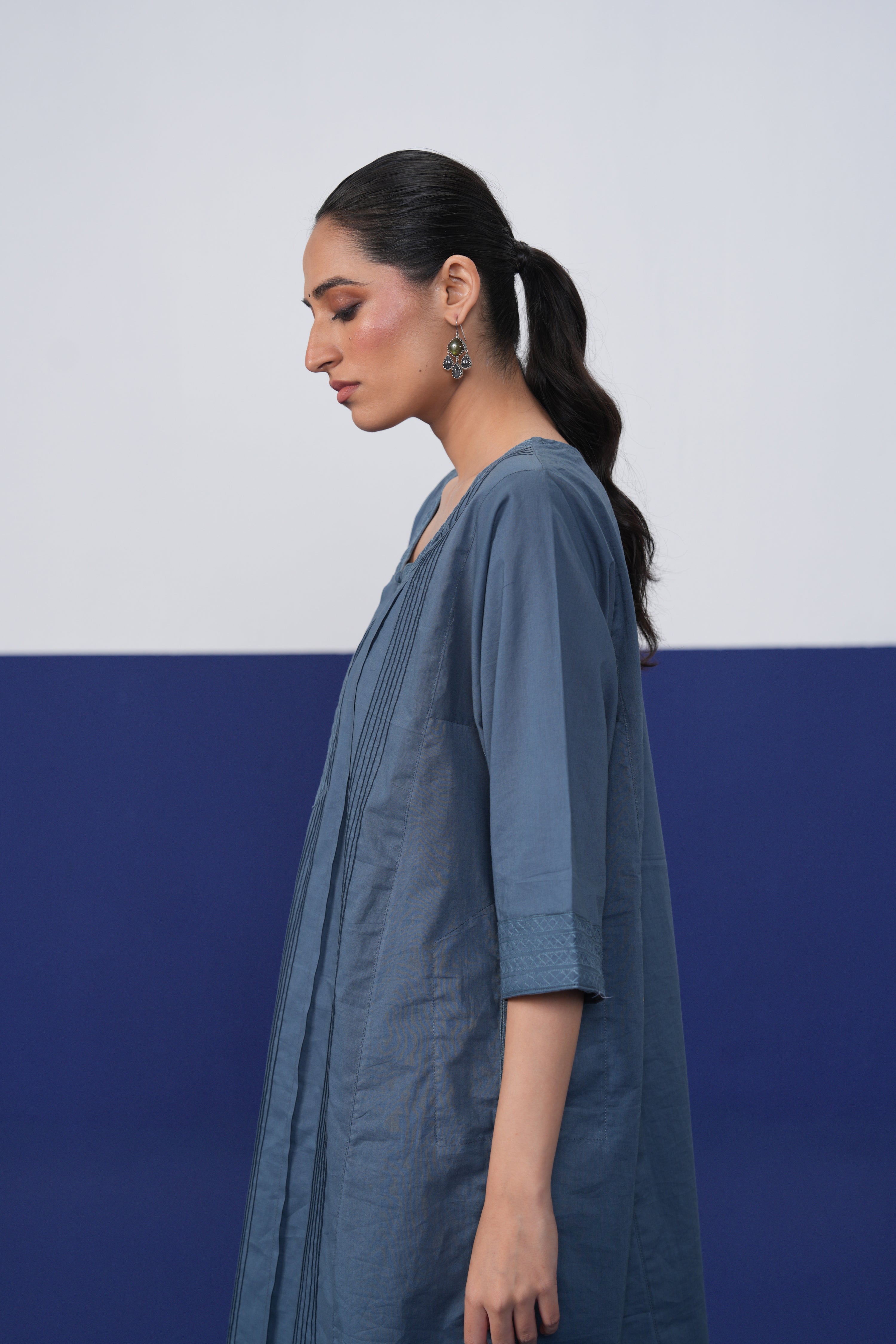 Lavanya Co-ord Set Blue (Set Of 2)