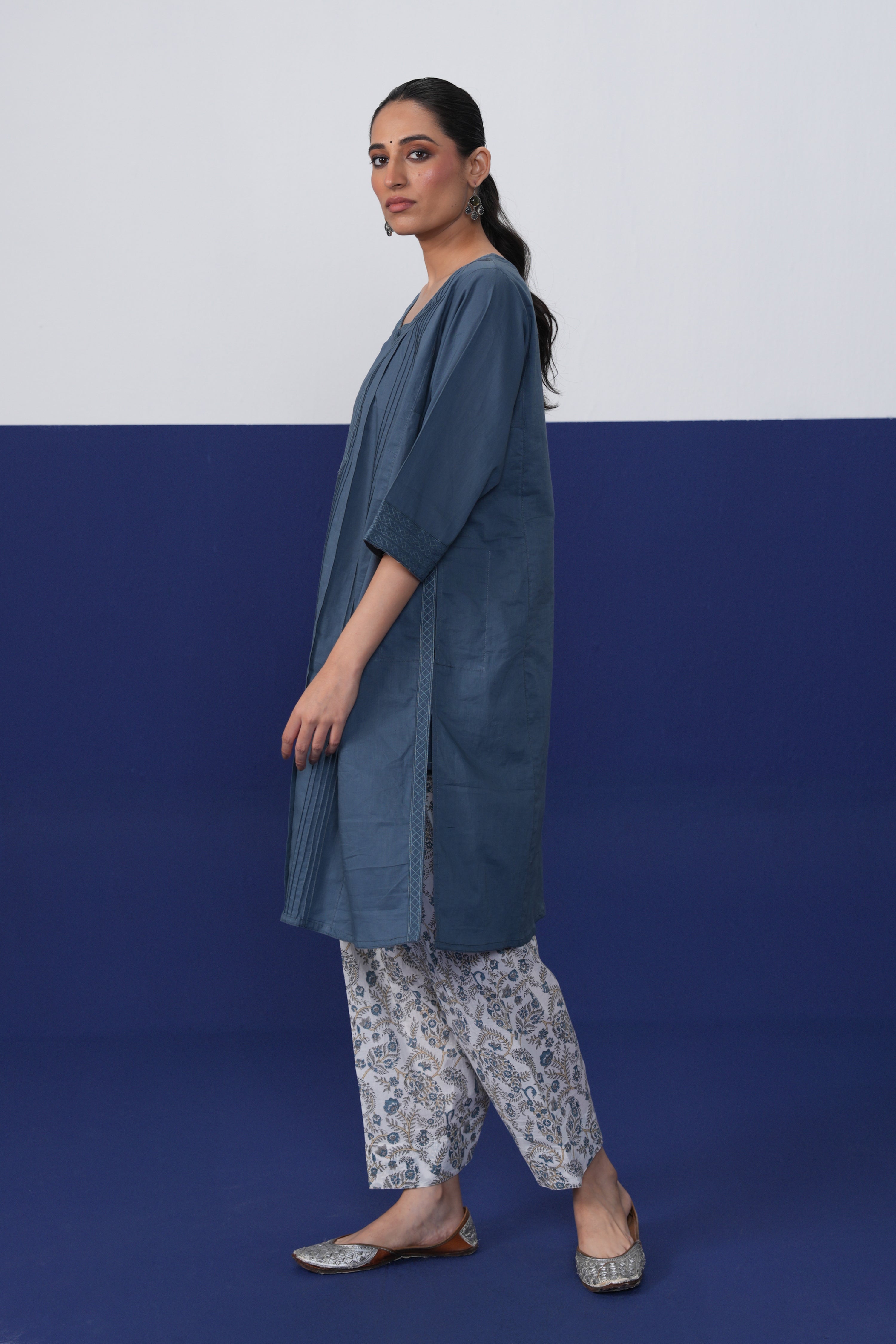 Lavanya Co-ord Set Blue (Set Of 2)