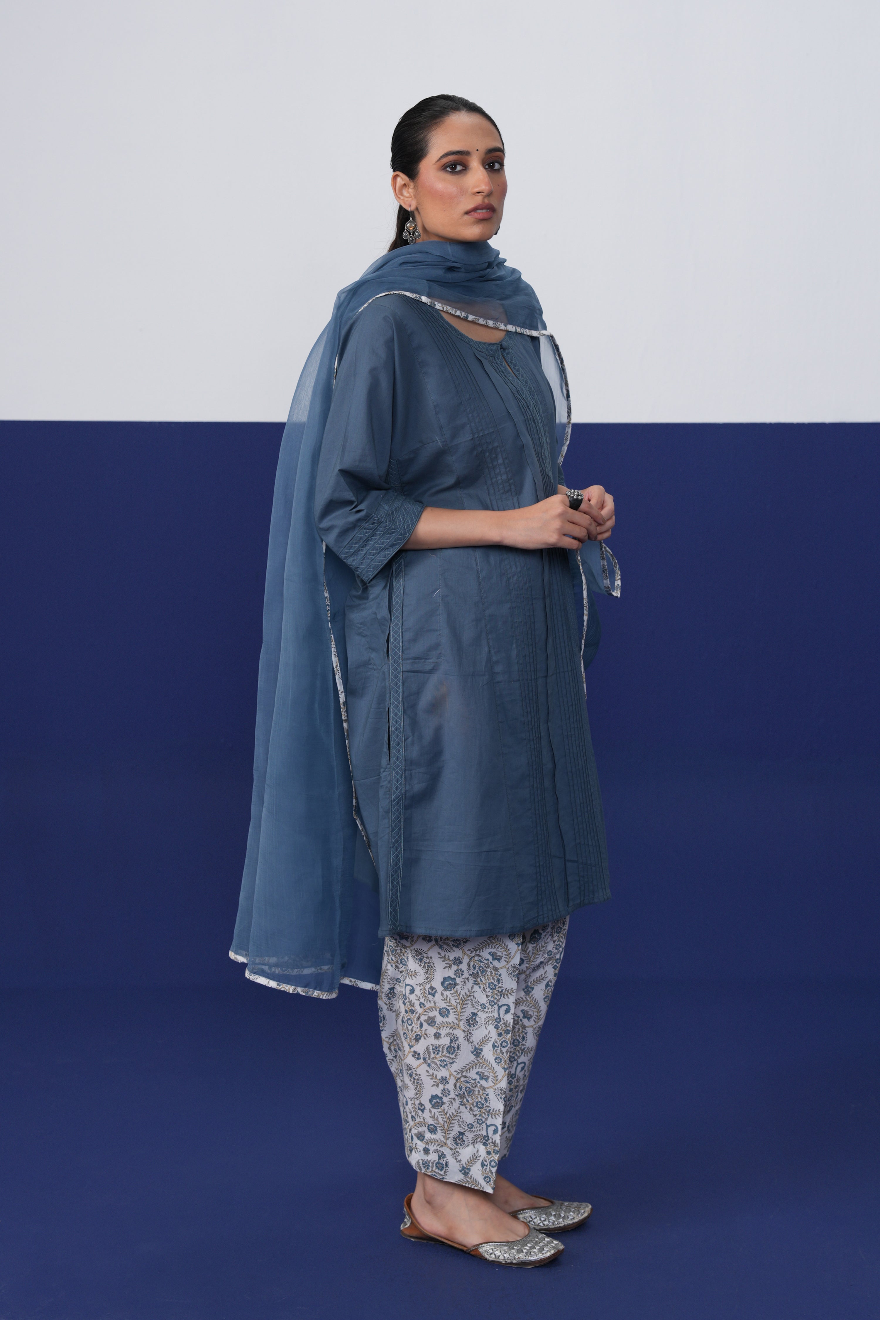 Lavanya Co-ord Set Blue (Set Of 2)