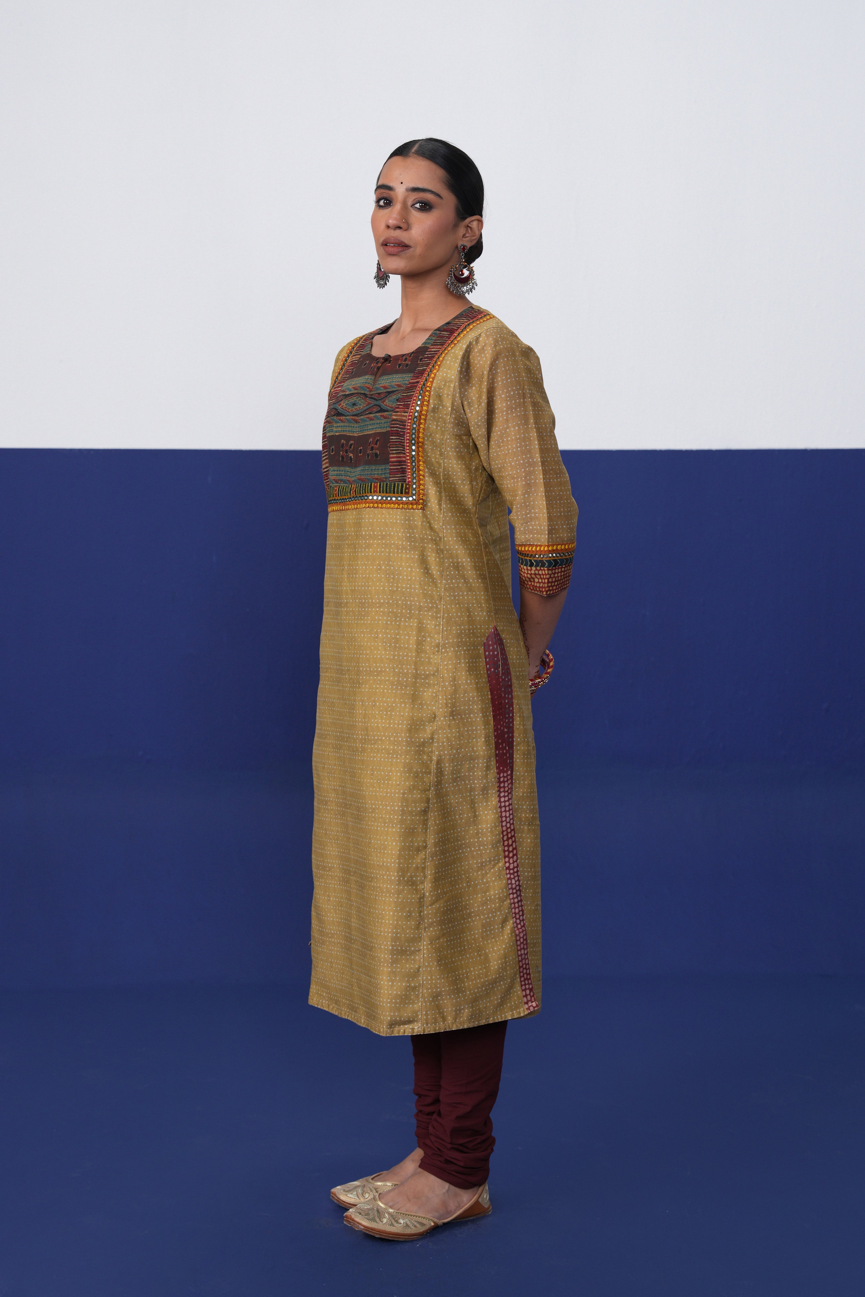 Rozana Bottom Maroon