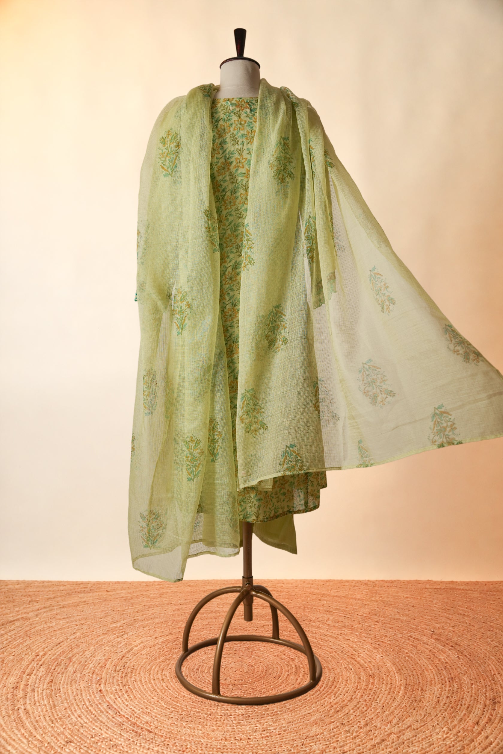 Rozana Printed Kota Cotton Dupatta