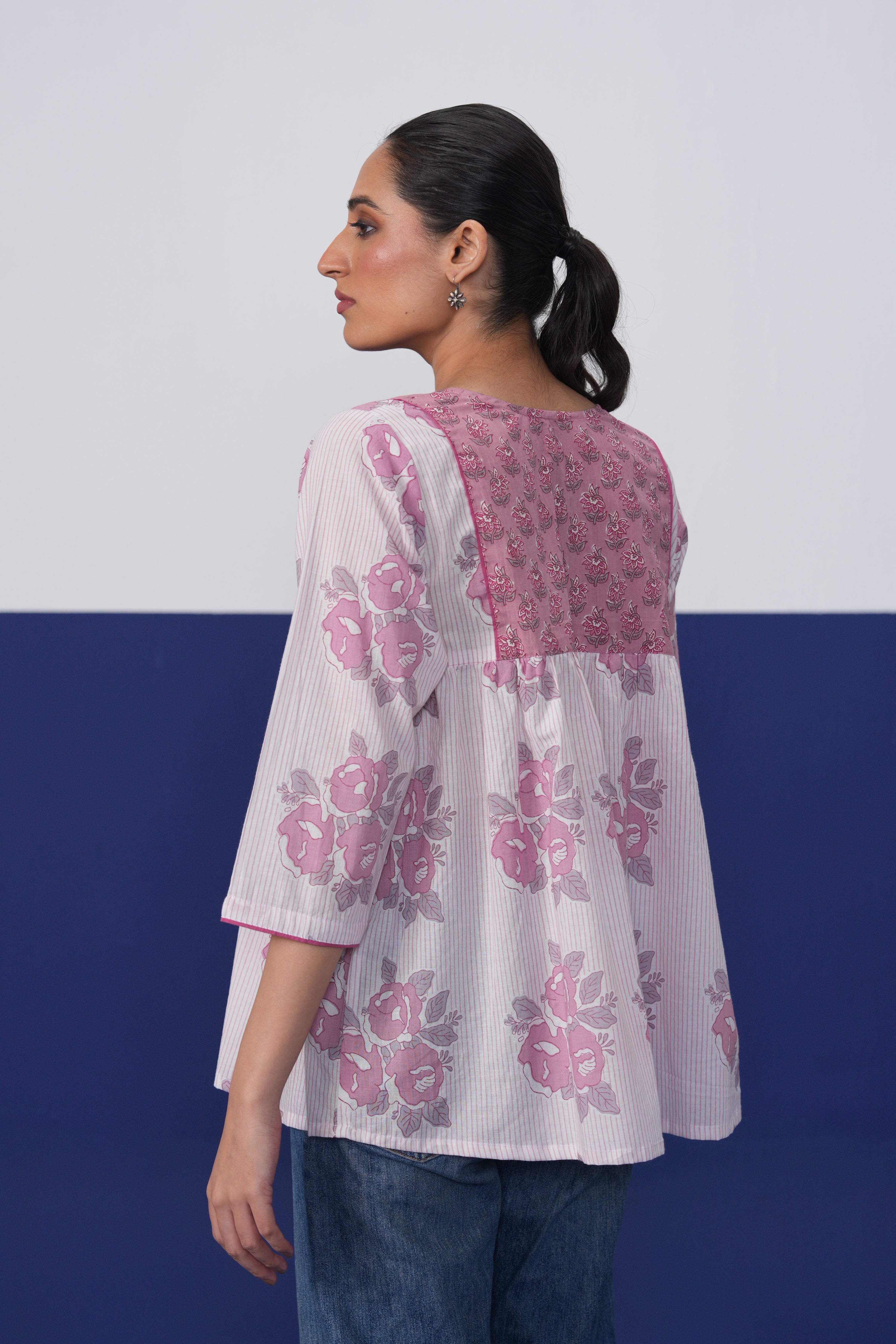 Chloe Cotton Top White