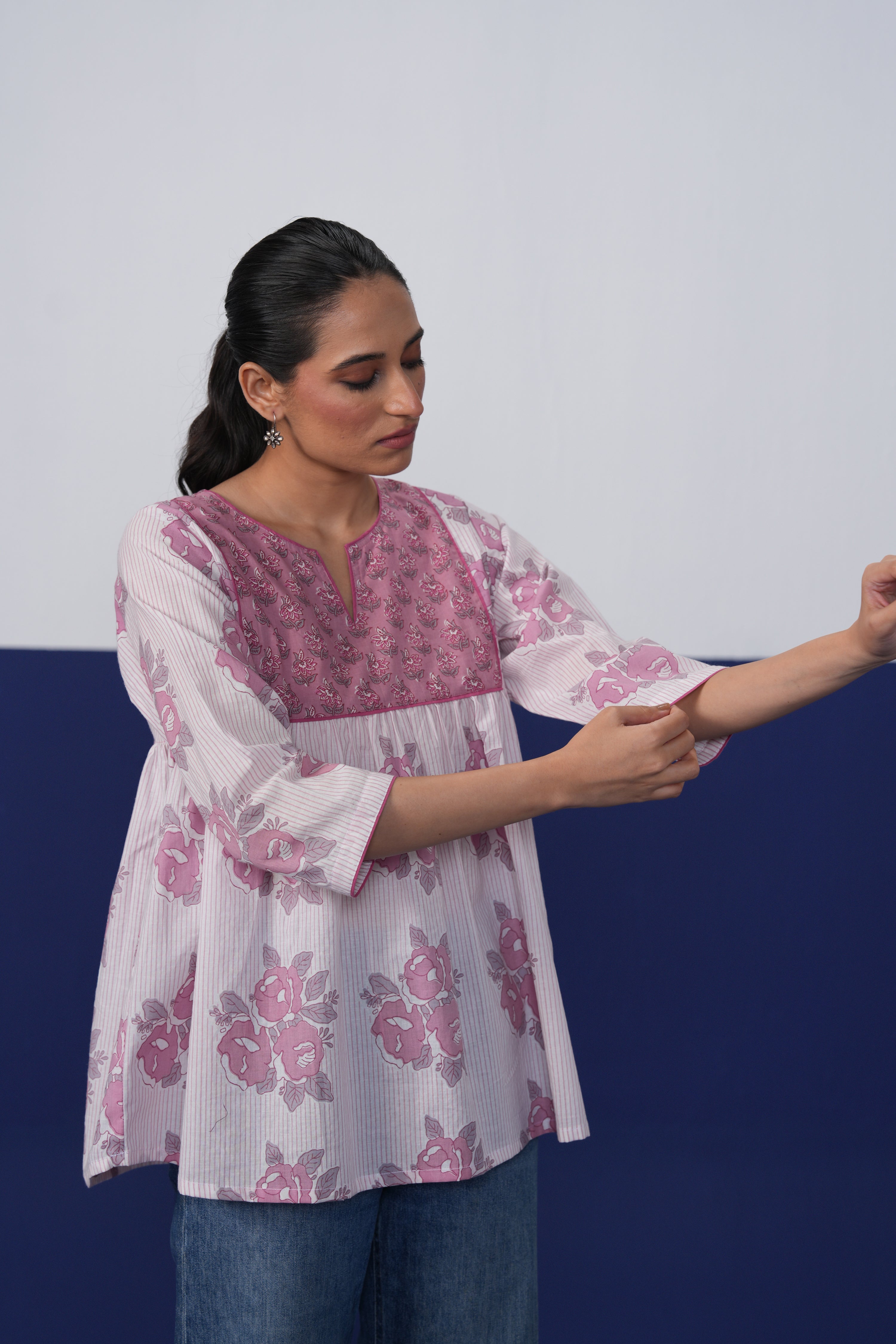 Chloe Cotton Top White