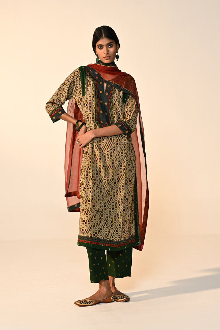 Medh Chiffon Dupatta Maroon