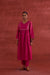 Meera Embroidered Chanderi Kurta Magenta (10039785718059)