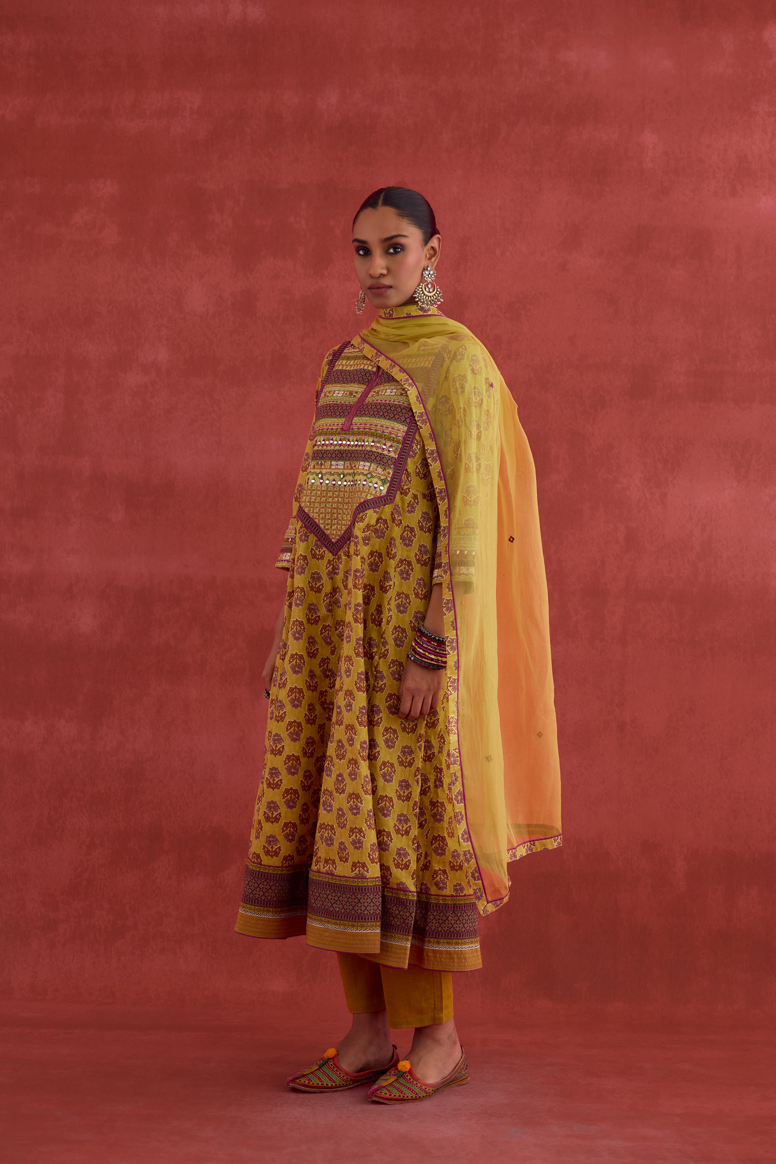 Navya Dupatta Mustard (10039872782635)