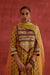 Navya Embroidered Printed Cotton Kurta Mustard (10039834771755)