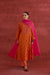 Tulsi Embroidered Printed Kurta Orange (10039958044971)