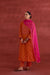 Tulsi Embroidered Printed Kurta Orange (10039958044971)