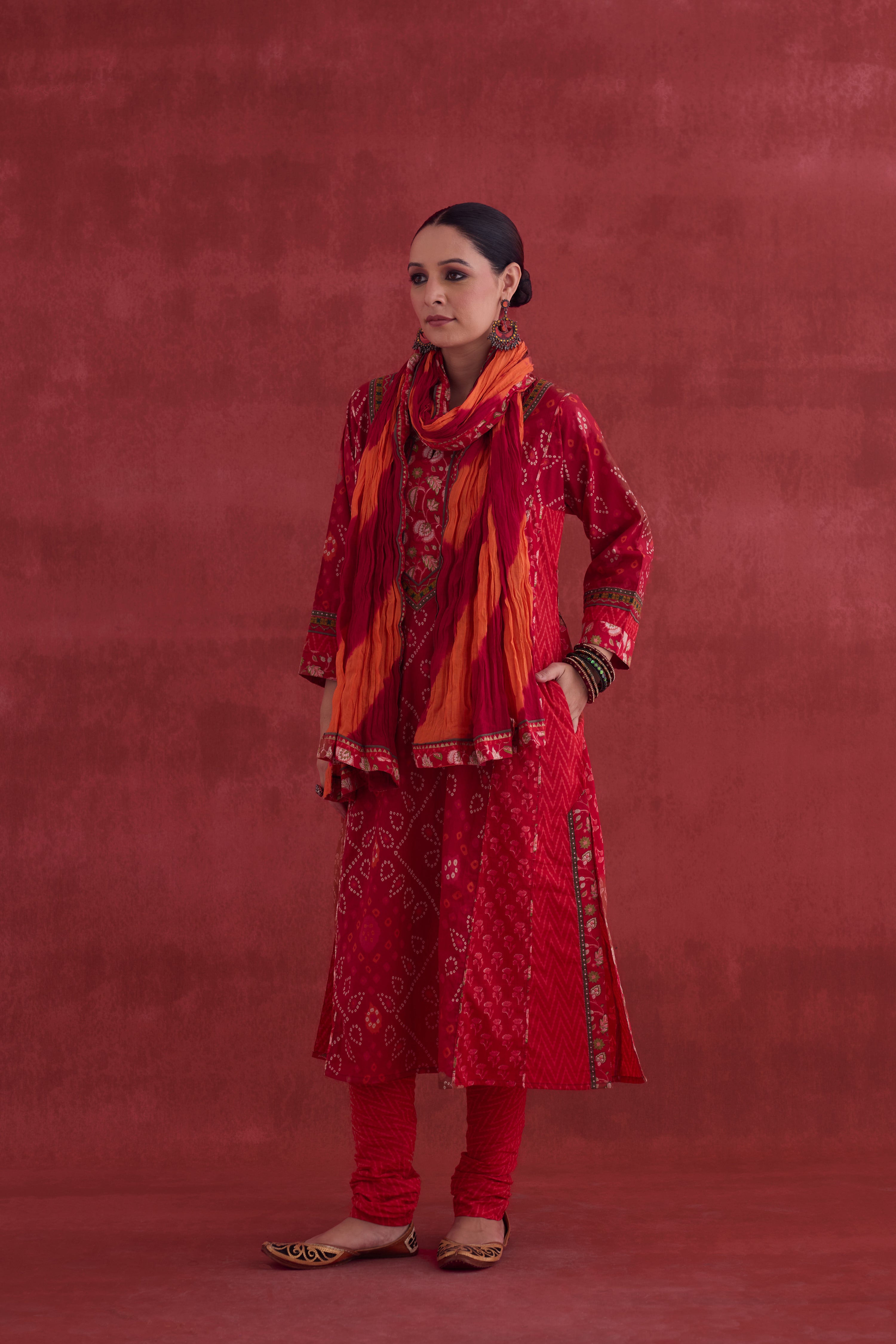 Rozana Dupatta Red (10049109066027)