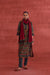 Rozana Chanderi Vanaspati Block Printed Kurta Green Rust (10049093173547)