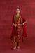 Rozana Chanderi Vanaspati Block Printed Kurta Red Yellow (10039696359723)
