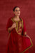 Rozana Chanderi Vanaspati Block Printed Kurta Red Yellow (10039696359723)