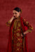 Rozana Chanderi Vanaspati Block Printed Kurta Red Yellow (10039696359723)