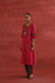 Rozana Cotton Printed Kurta Red (10039638622507)