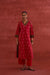 Tulsi Embroidered Printed Kurta Red (10040084726059)