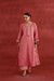 Adya Embroidered Mul Chanderi Kurta Blush Pink (10039340368171)