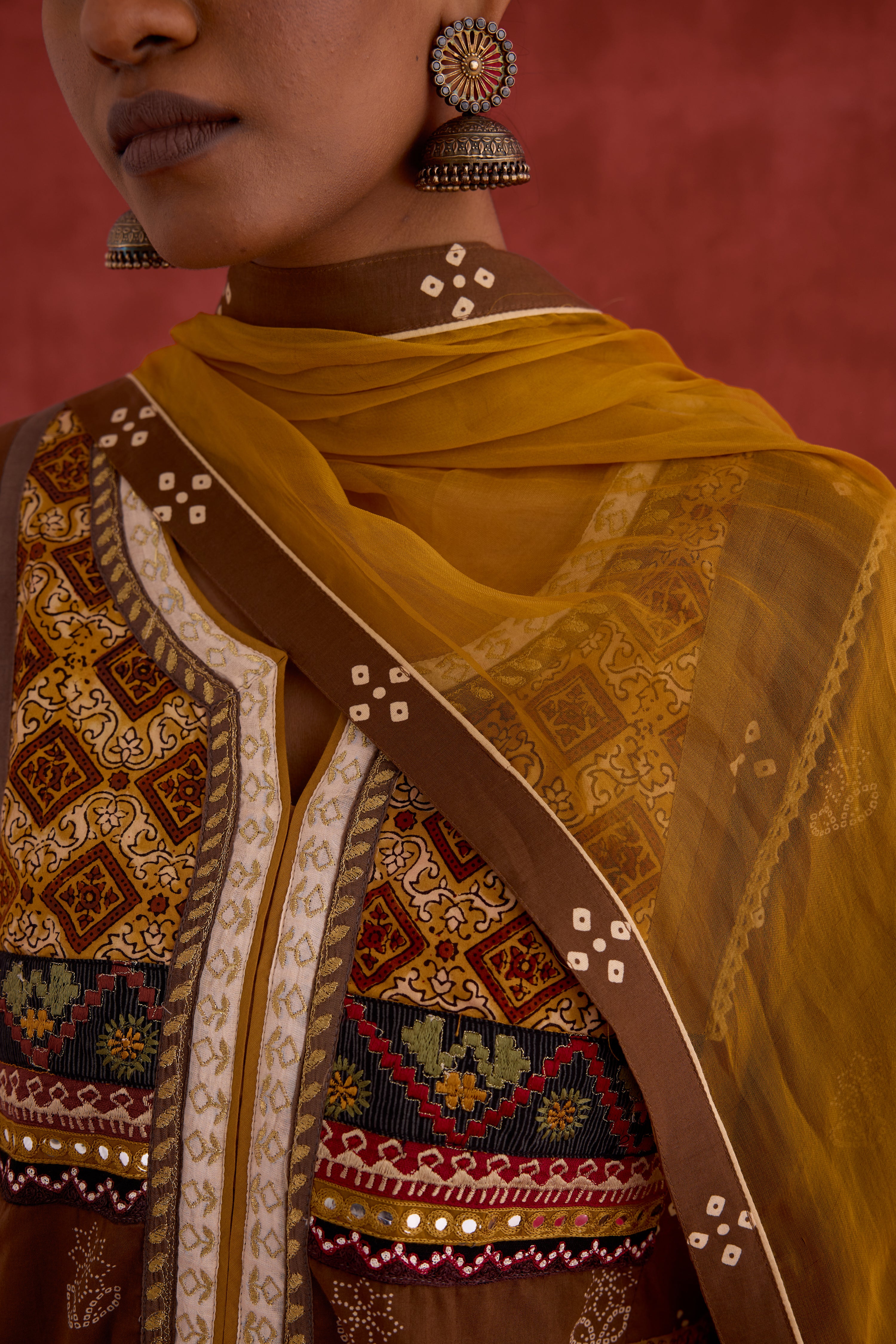 Banjara Dupatta Mustard (10040119689515)