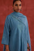 Tulsi Embroidered Kurta Teal Blue (10039795024171)
