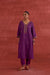 Ramya Embroidered Cotton Slub Kurta Mauve (10039821566251)