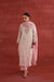 Elena Embroidered Linen Printed Kurta Powder Green Pink (10039790731563)