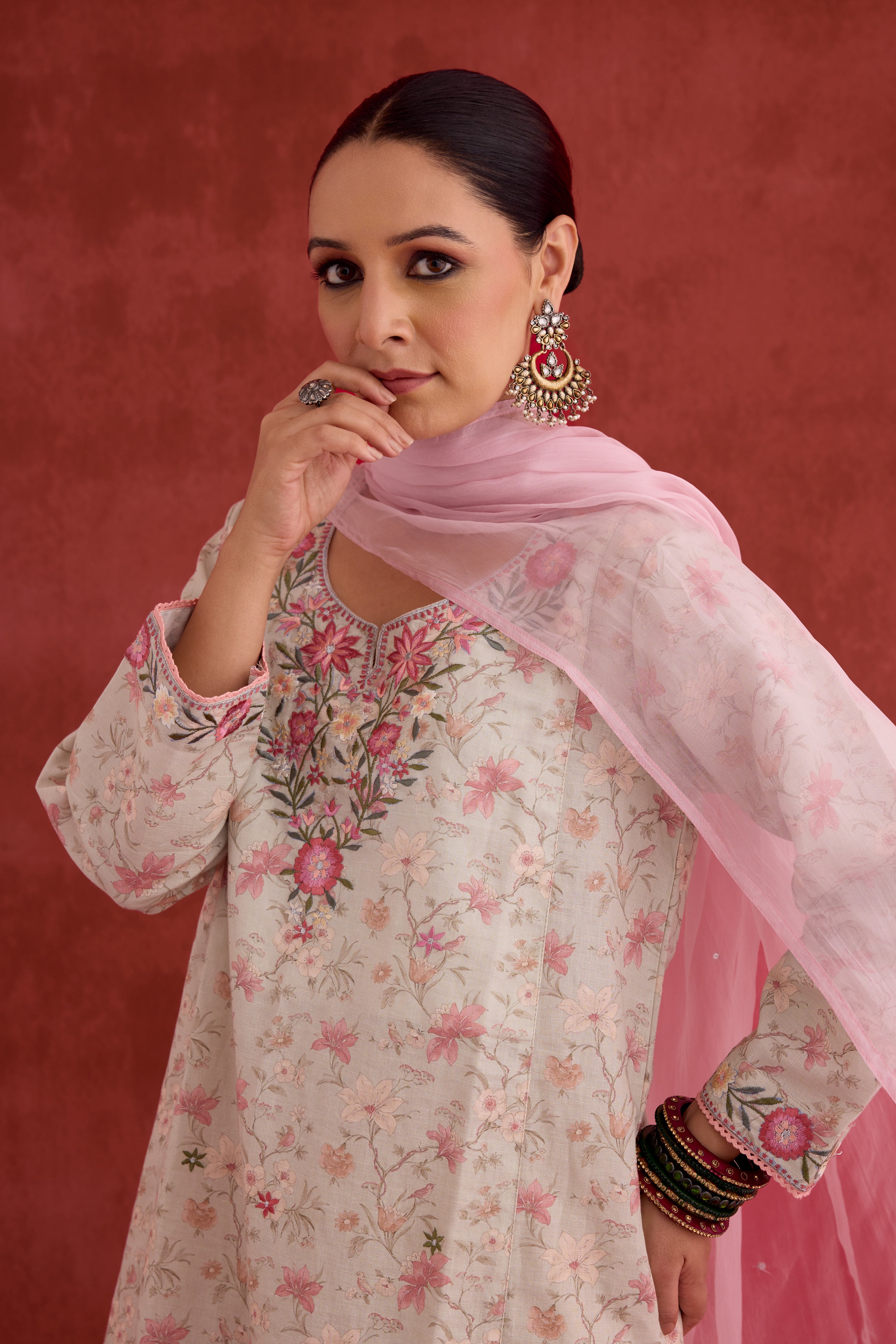 Elena Dupatta Baby Pink (10039794106667)