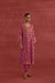 Madhu Embroidered Cotton Printed Kurta Light Plum (10049216348459)