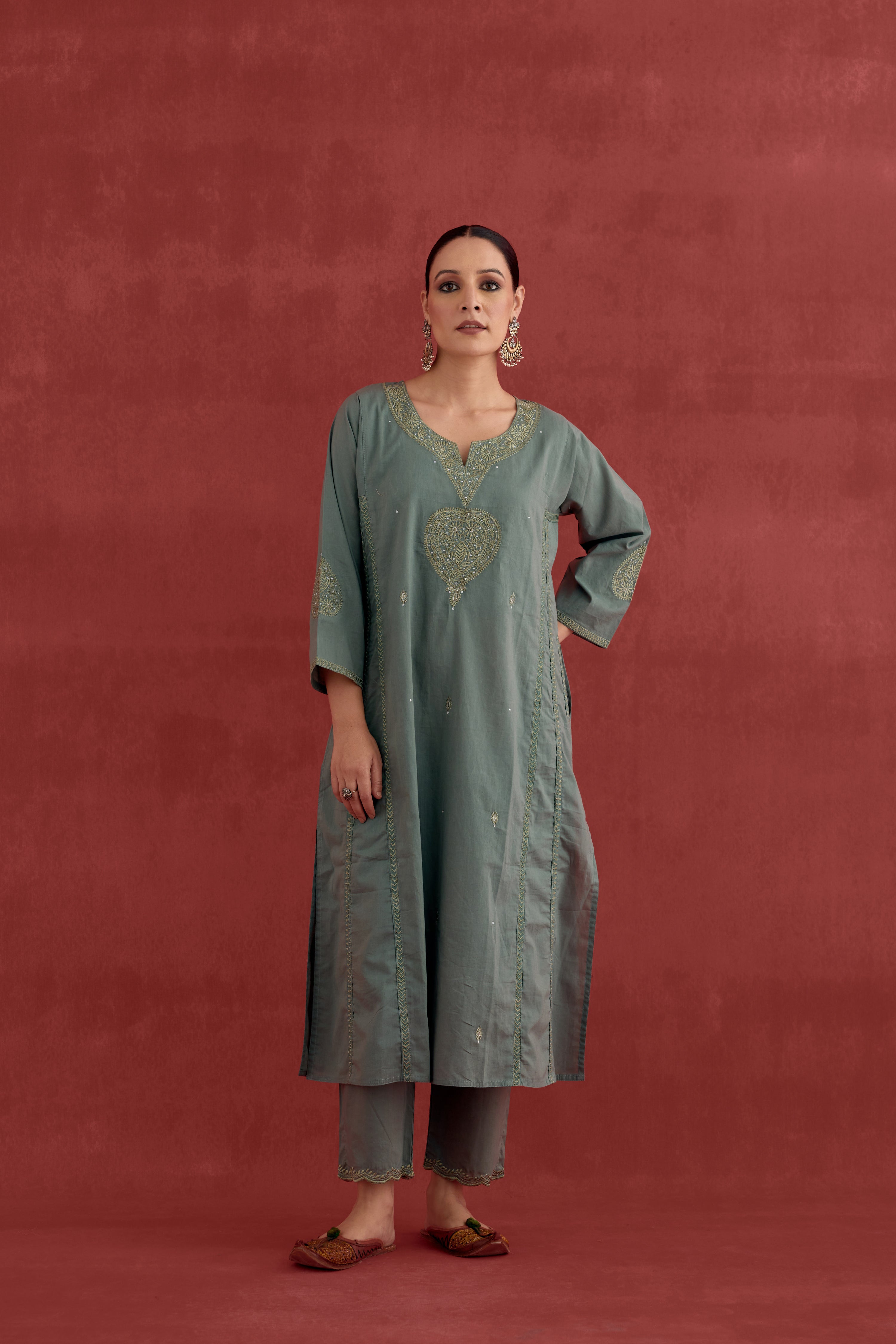 Tulsi Pant Teal Green (10049200685355)