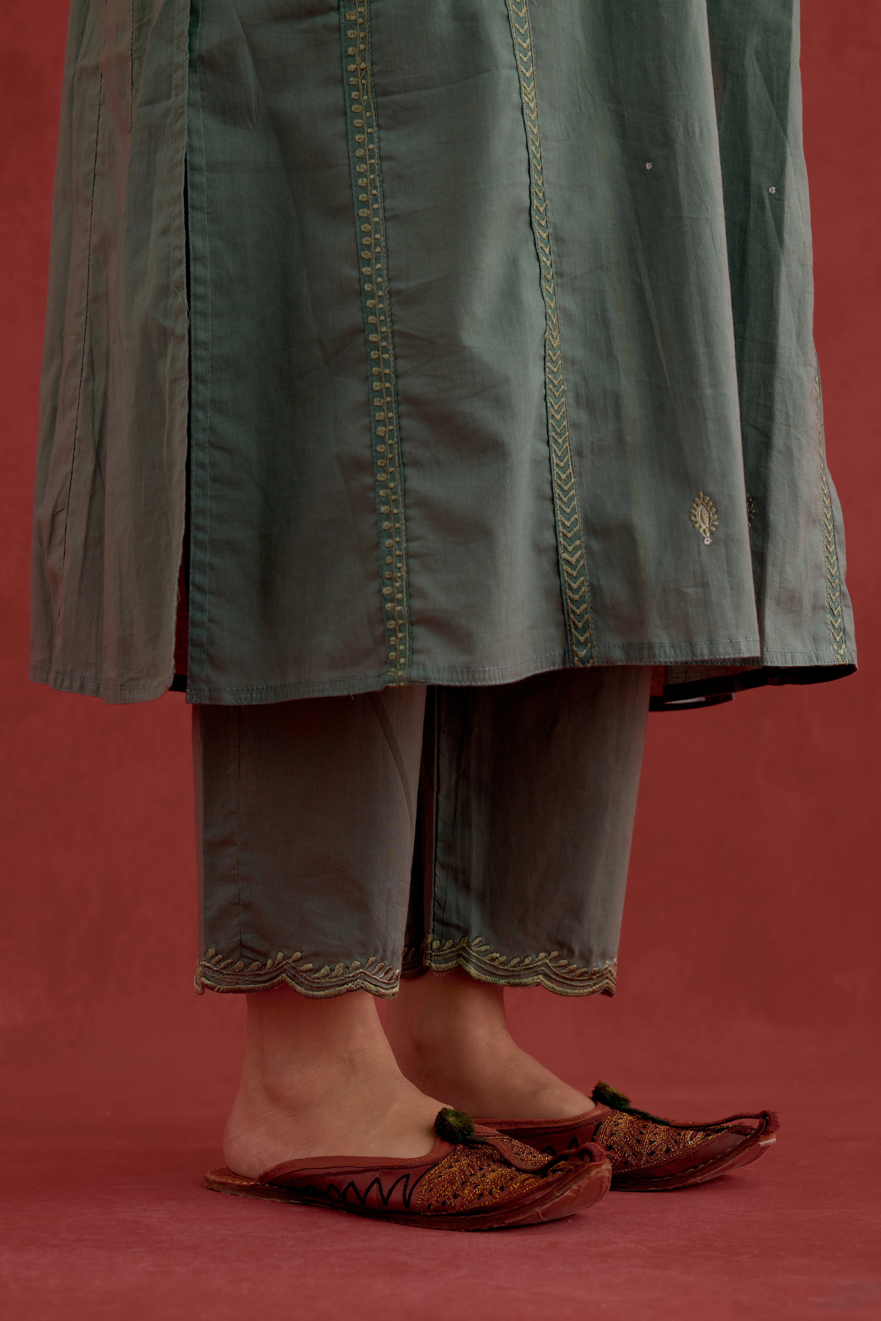 Tulsi Pant Teal Green (10049200685355)