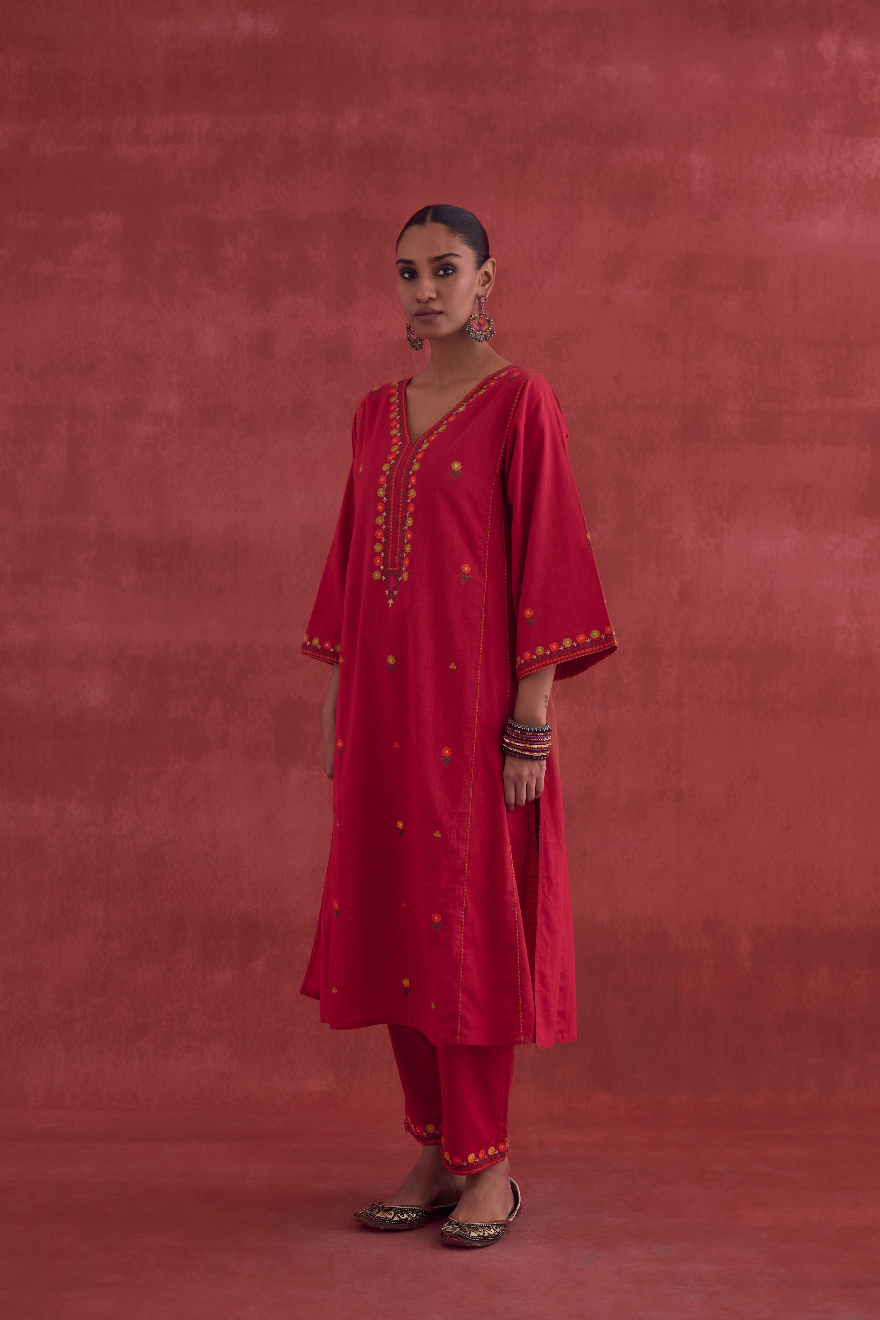 Ramya Pant Red (10049210253611)