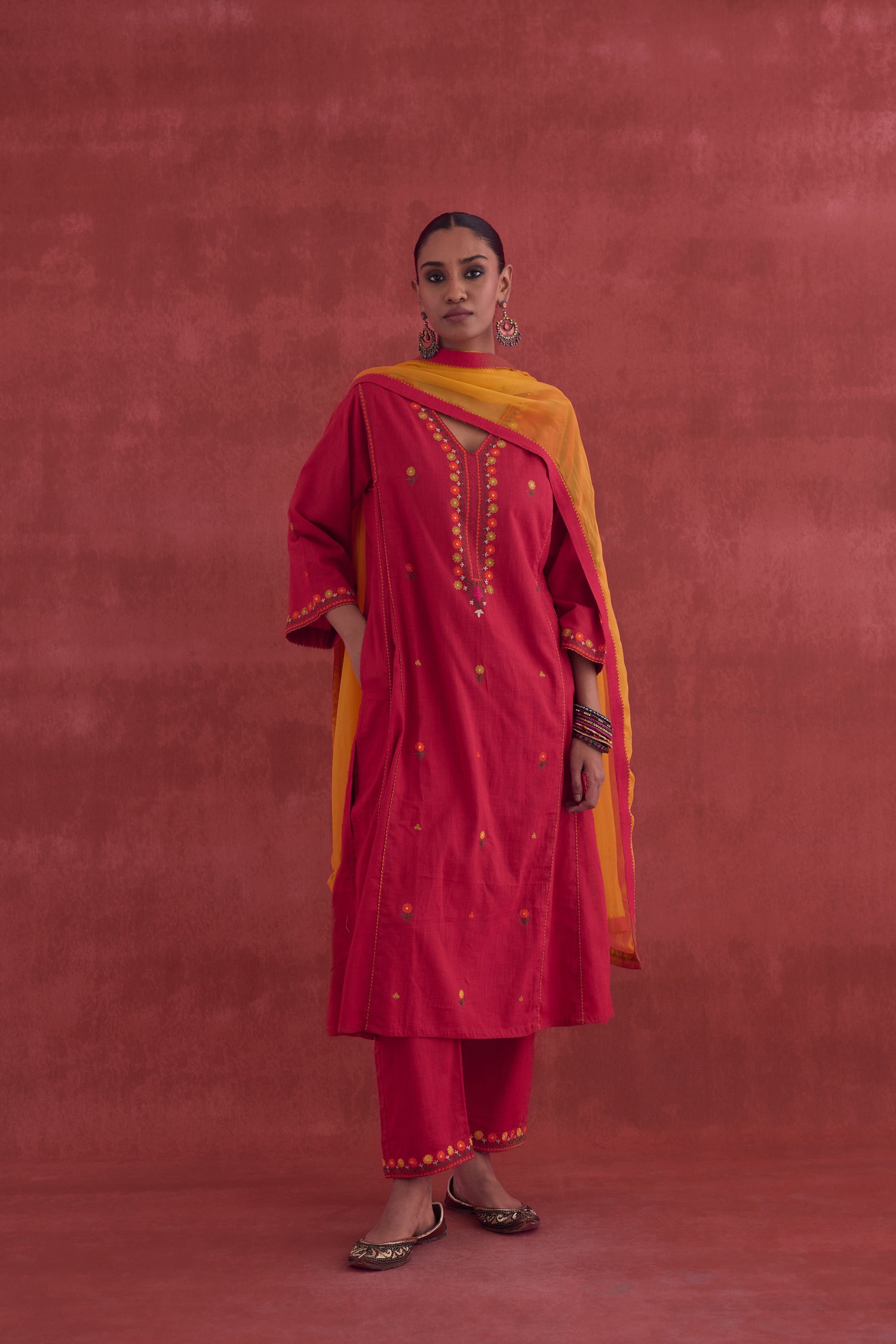 Ramya Dupatta Mustard (10049211171115)