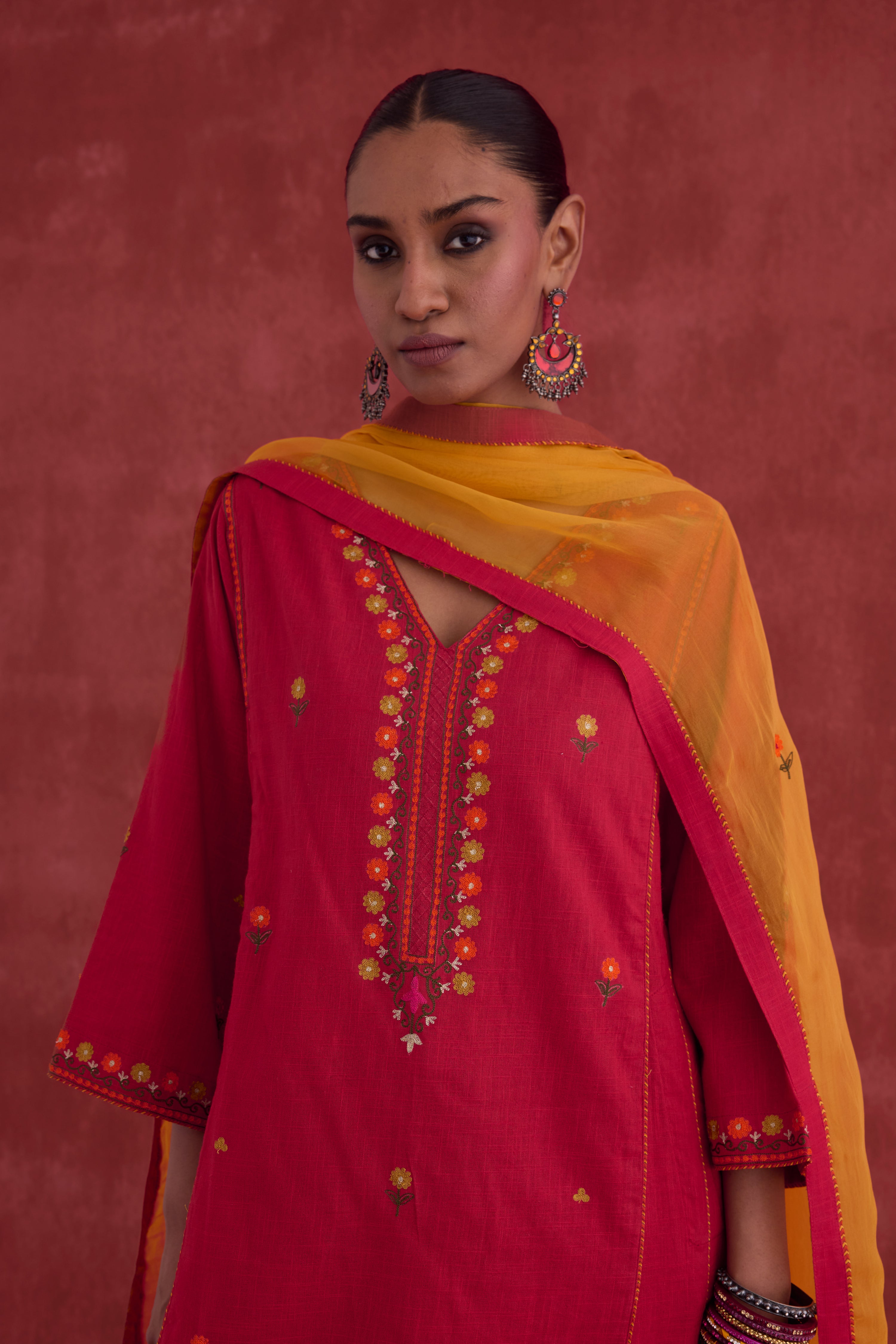 Ramya Dupatta Mustard (10049211171115)