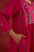 Dreamy Embroidered Kurta Hot Pink (10040120410411)