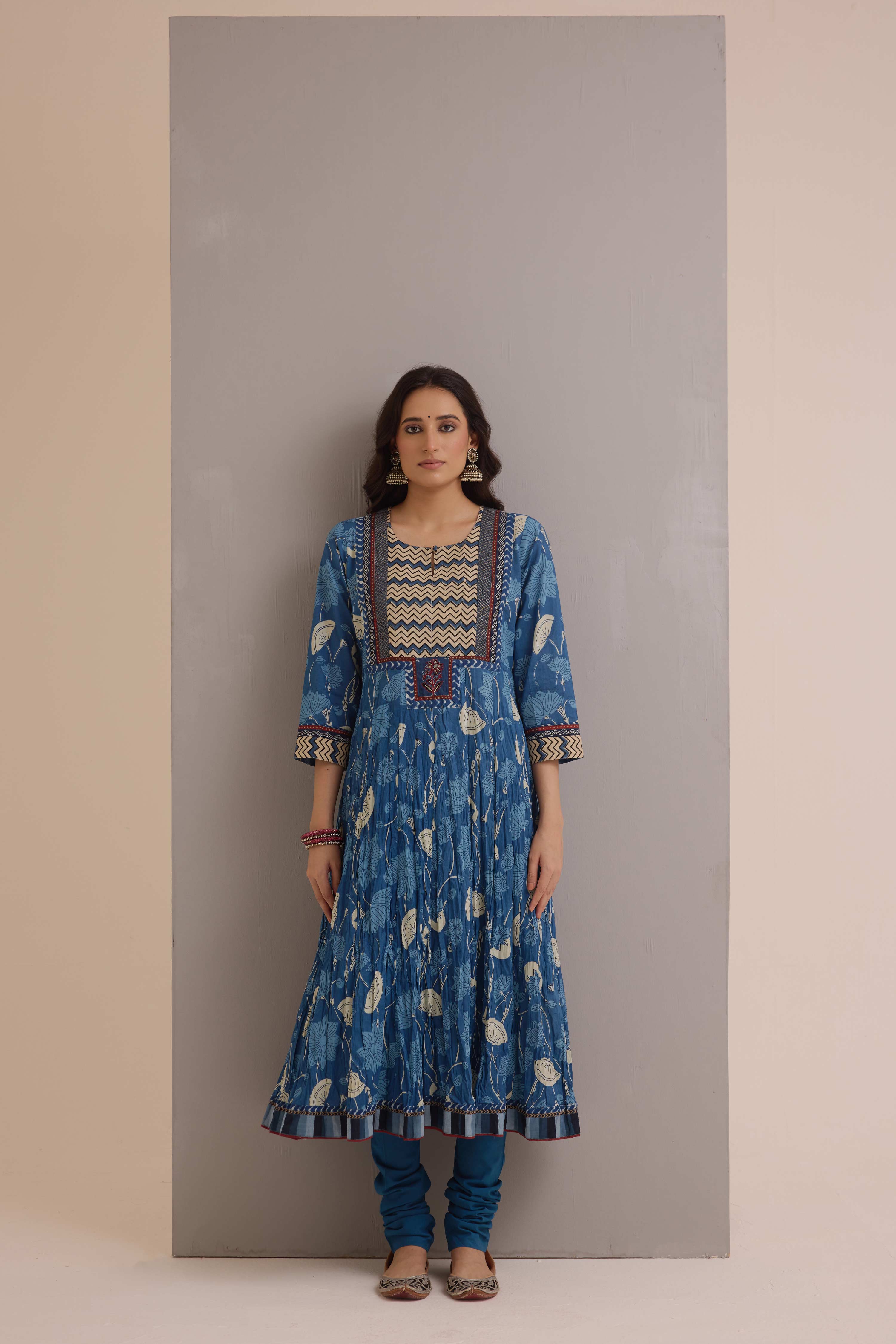 Traditional Cotton Bottom Blue