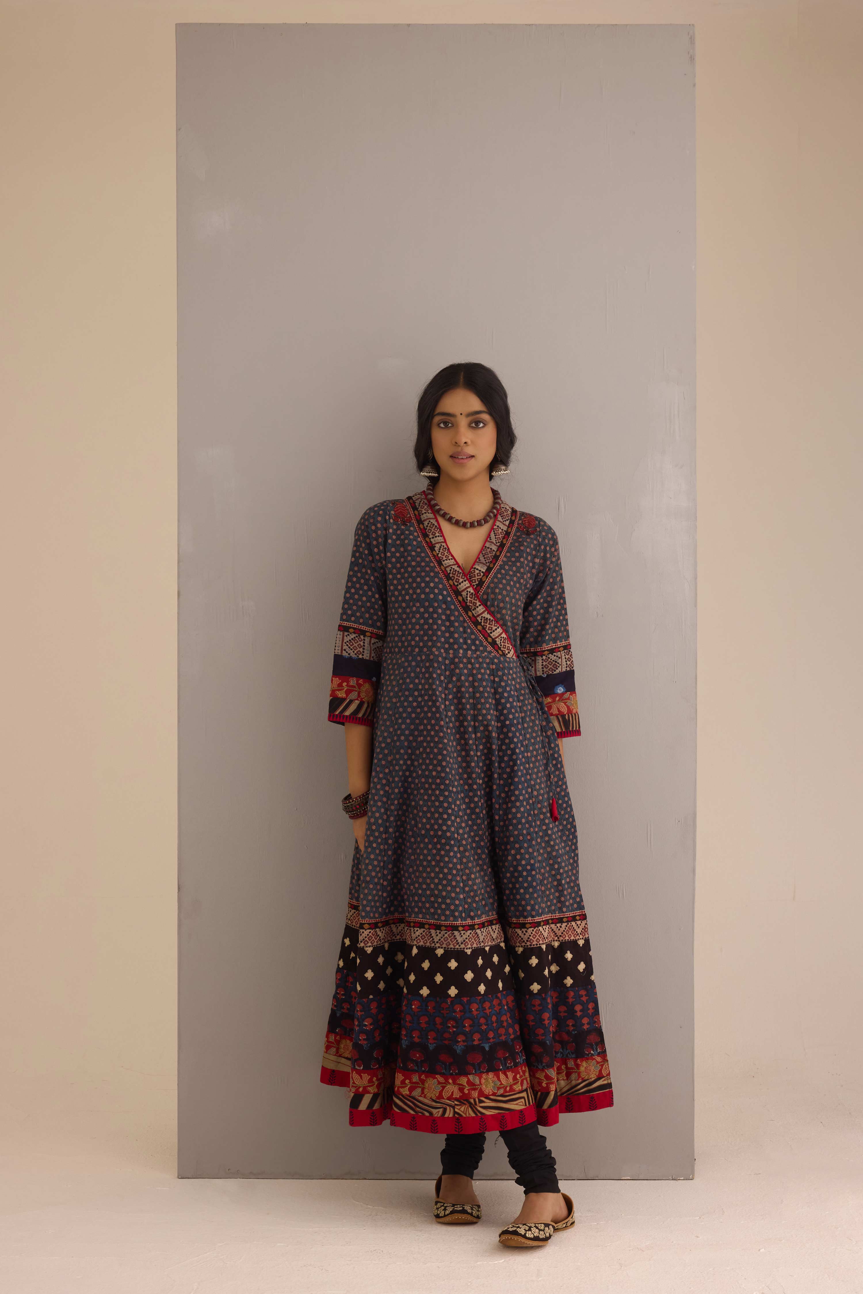 Traditional Cotton Churidar Black
