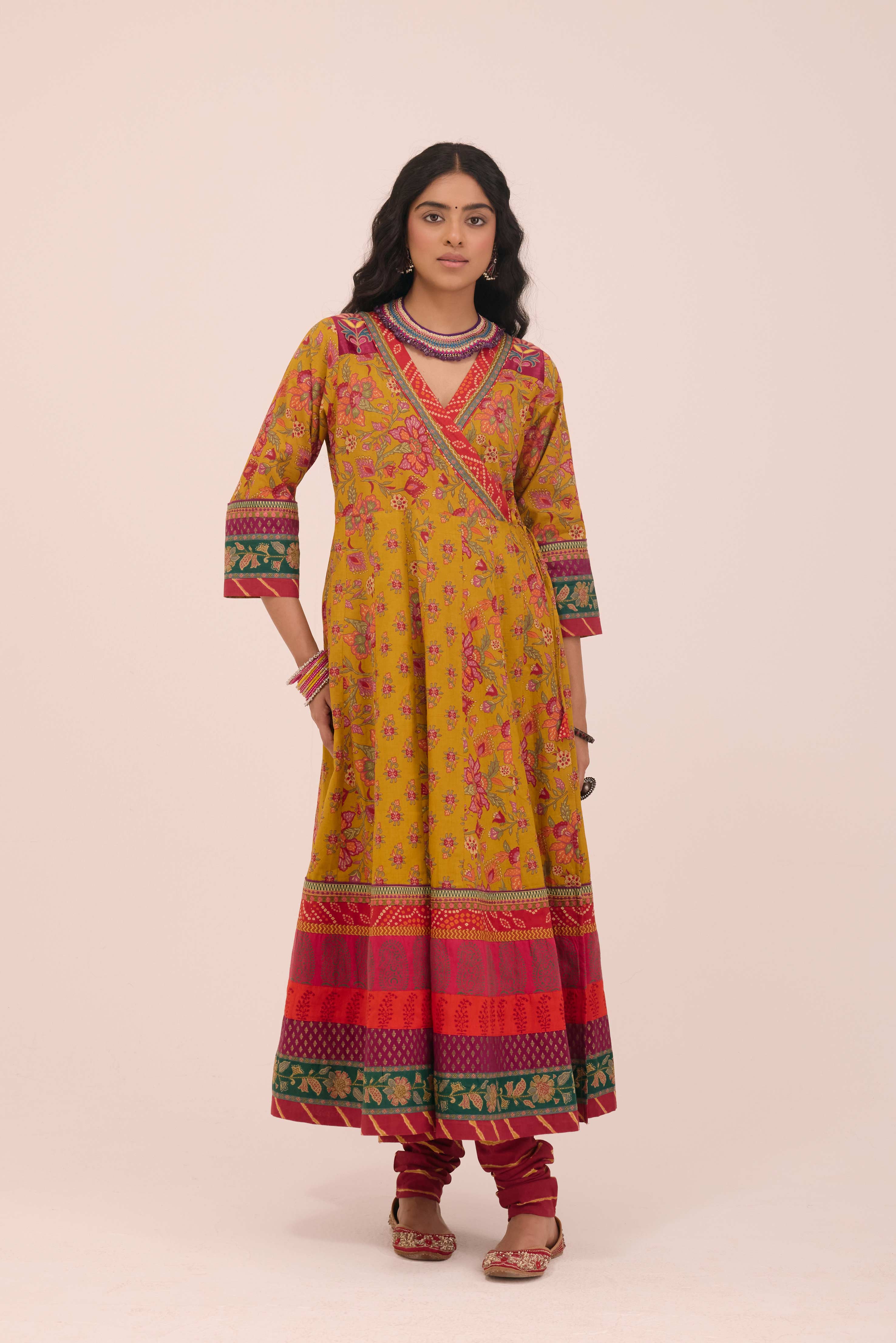 Traditional Cotton Churidar Mauve