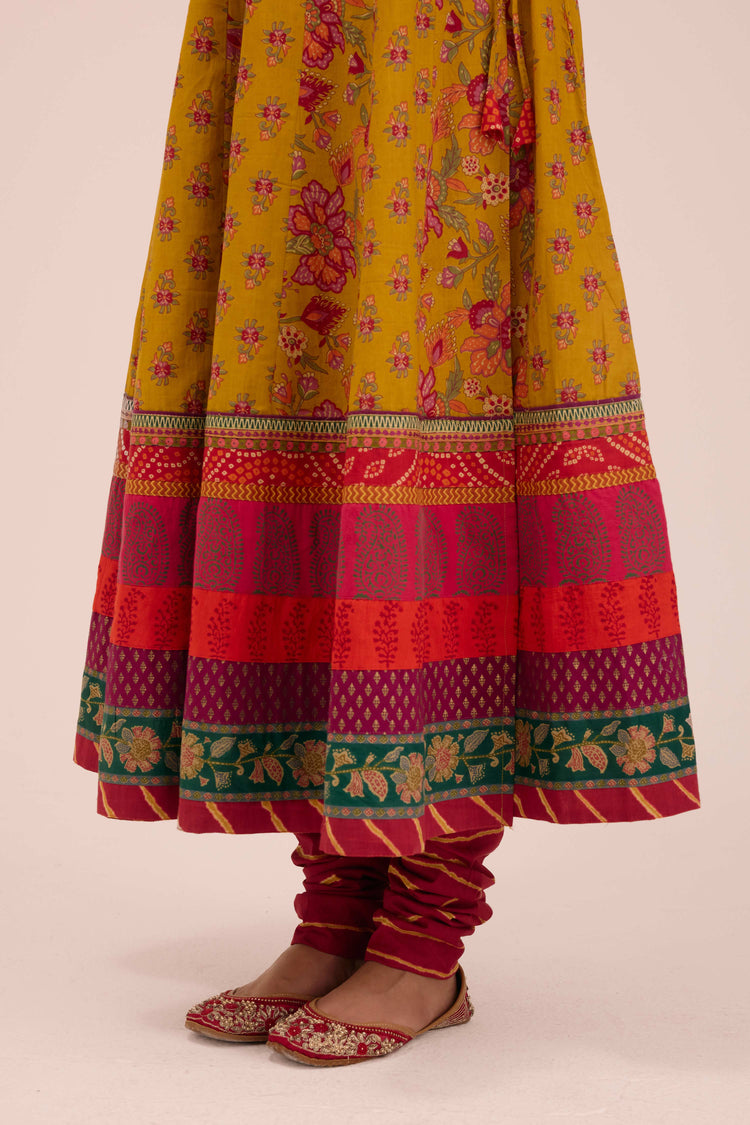Traditional Cotton Churidar Mauve
